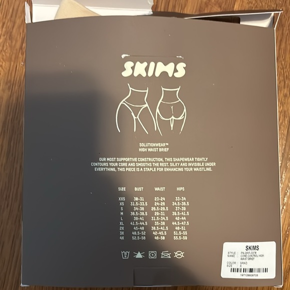 Core control high waist brief sand S. Never warn only have tried on - Picture 2 of 3